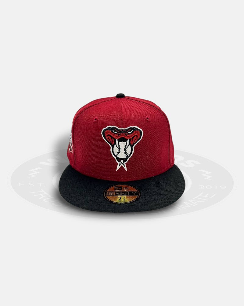 Arizona Diamondbacks 20th Anniversary Two Tone Red Black 59Fifty Fitted Hat