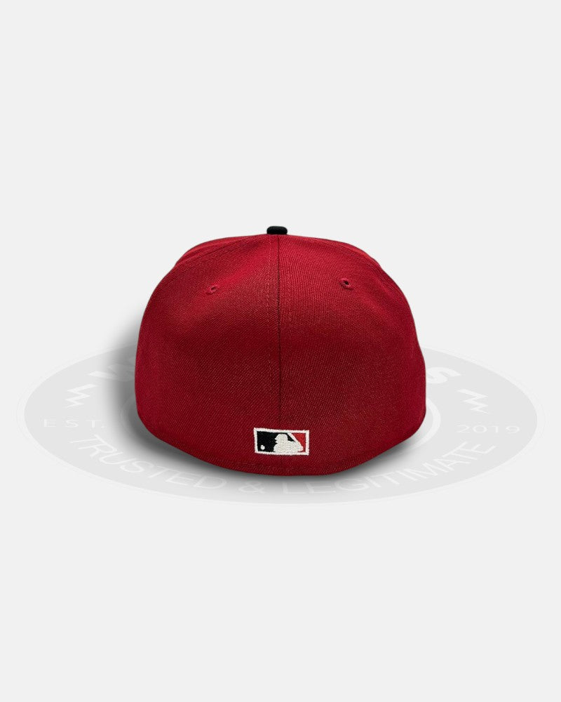 Arizona Diamondbacks 20th Anniversary Two Tone Red Black 59Fifty Fitted Hat