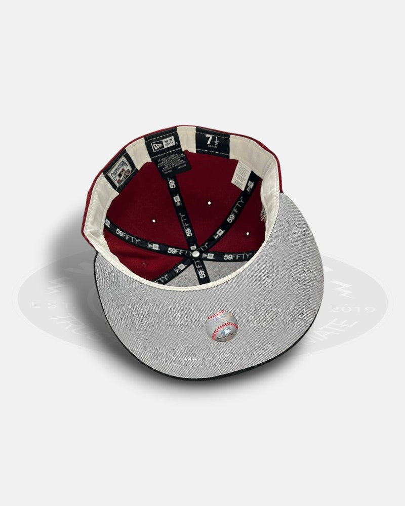 Arizona Diamondbacks 20th Anniversary Two Tone Red Black 59Fifty Fitted Hat