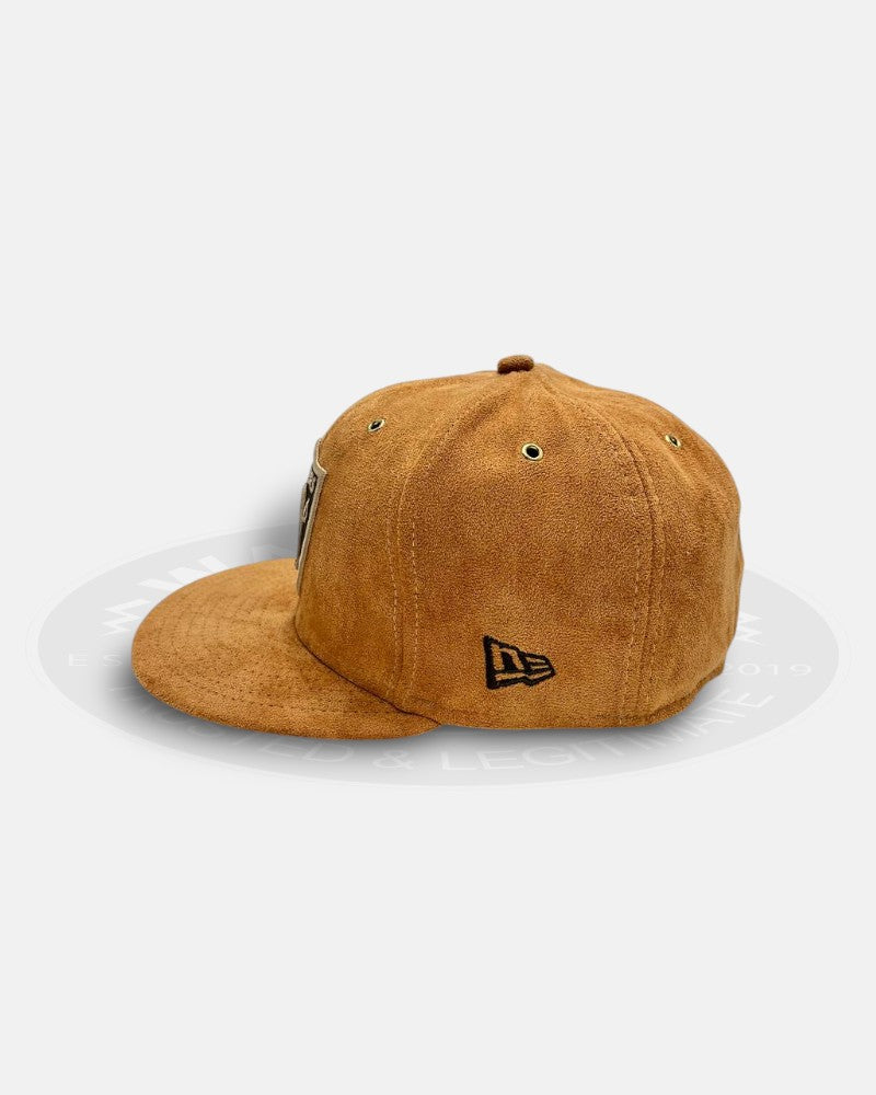 Las Vegas Raiders Wheat Suede 59Fifty Fitted Hat