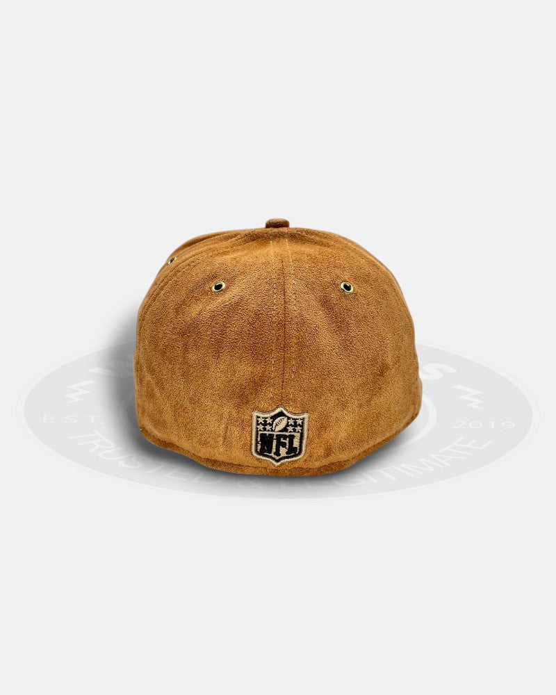 Las Vegas Raiders Wheat Suede 59Fifty Fitted Hat