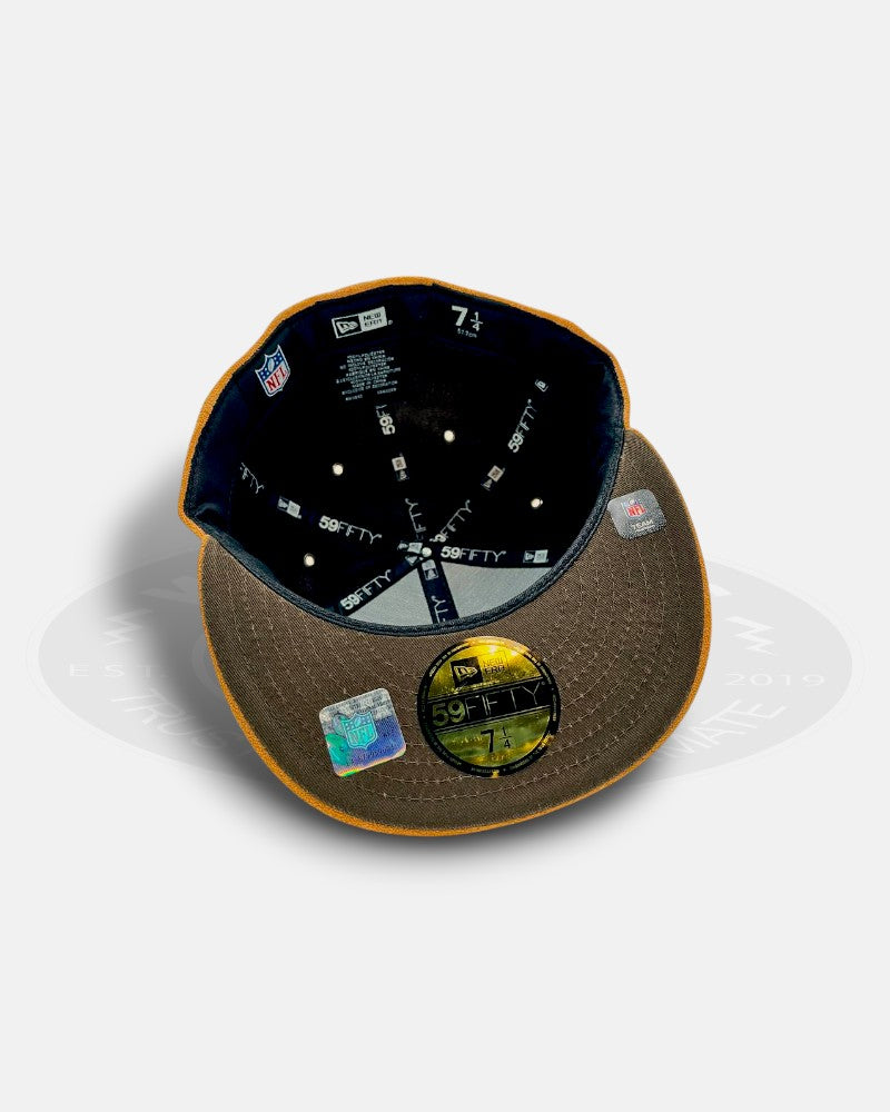 Las Vegas Raiders Wheat Suede 59Fifty Fitted Hat