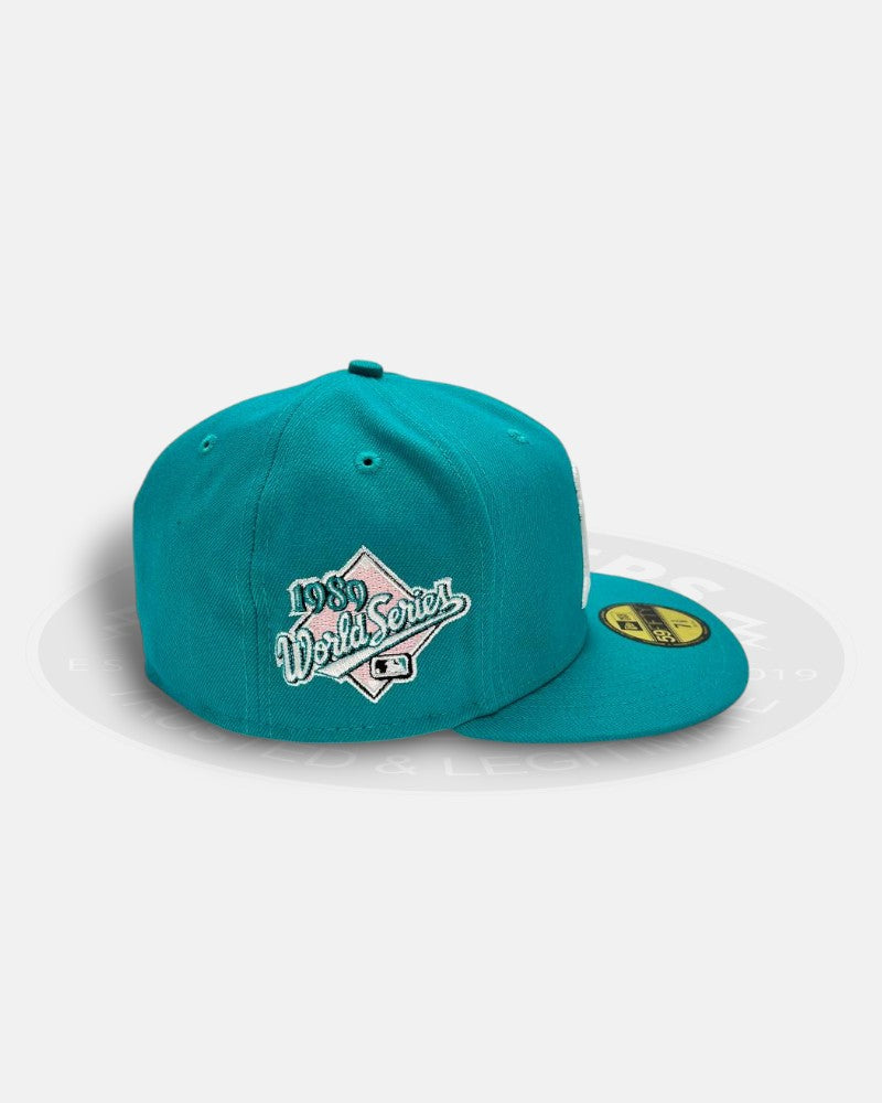 Oakland Athletics 1989 World Series Teal 59Fifty Fitted Hat