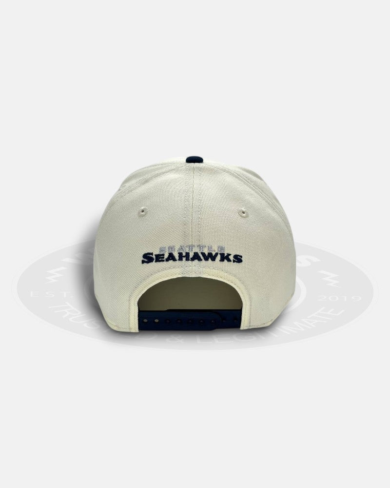 Seattle Seahawks Super Bowl Front Logos 9FORTY A-Frame Snapback Hat