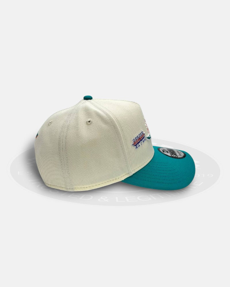 Miami Dolphins 'Super Bowl Front Logos' 9FORTY A-Frame Snapback Chrome