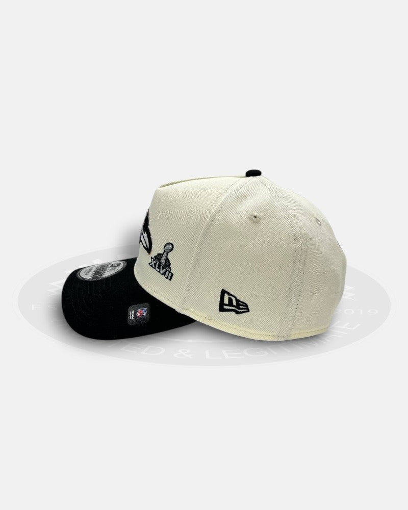 Baltimore Ravens Super Bowl Logo A-Frame 9Forty Snapback Hat