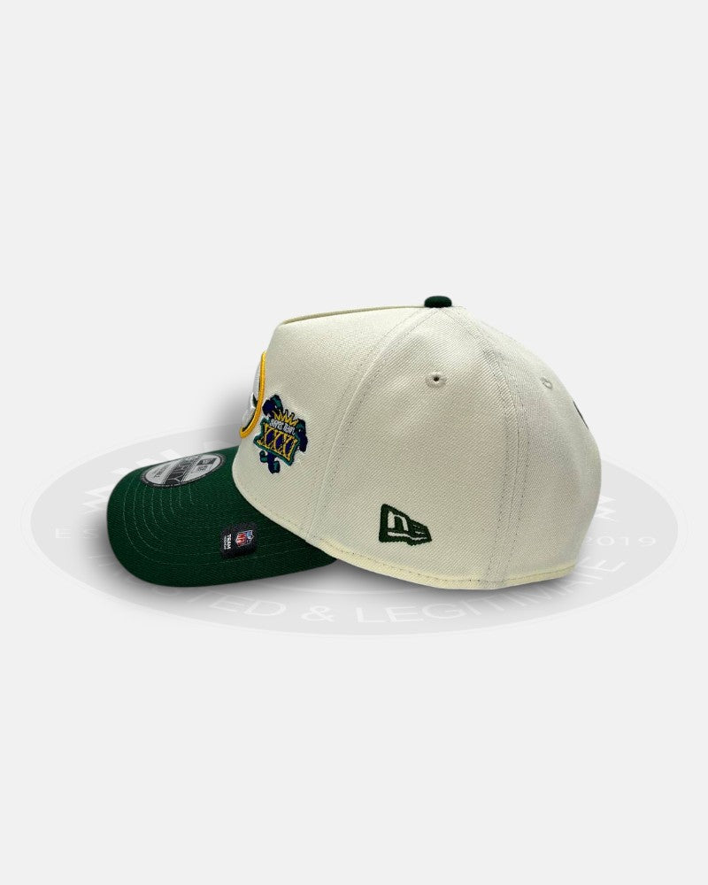 Green Bay Packers Super Bowl Logo A-Frame 9Forty Snapback Hat
