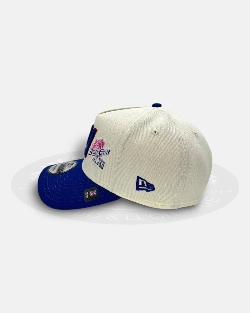 New York Giants Super Bowl Logo A-Frame 9Forty Snapback Hat
