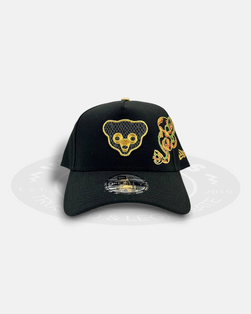 Chicago Cubs Year of the Snake A-Frame 9Forty Snapback Hat