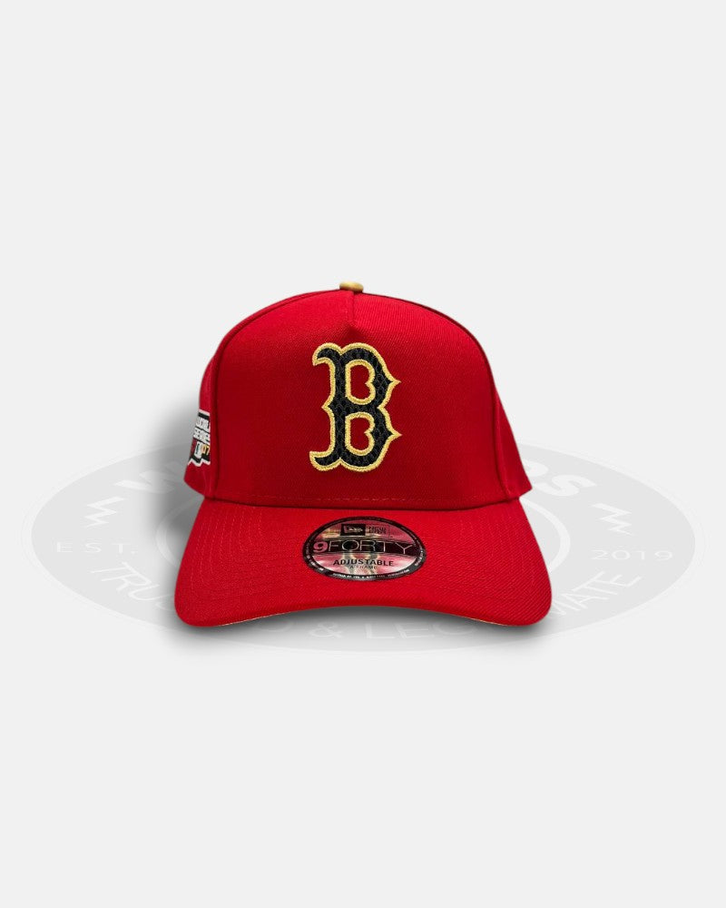 Boston Red Sox Year of the Snake Red A-Frame 9Forty Snapback Hat