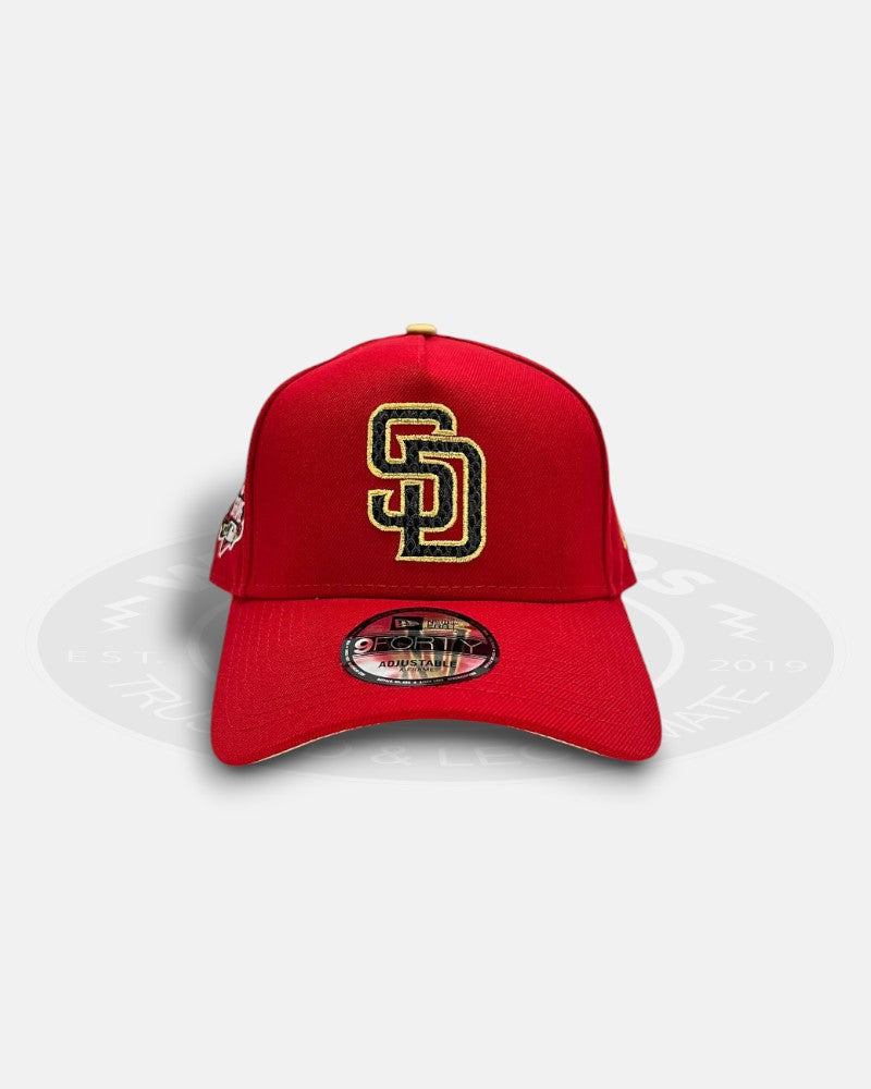 San Diego Padres Year of the Snake Red A-Frame 9Forty Snapback Hat