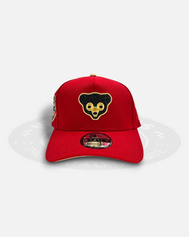 Chicago Cubs Year of the Snake Red A-Frame 9Forty Snapback Hat