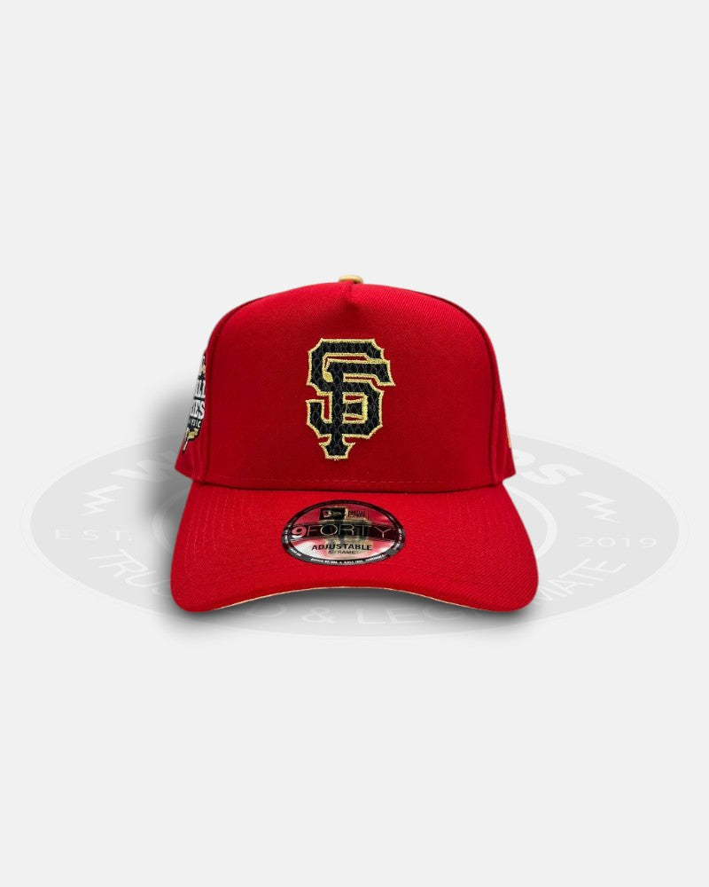 San Francisco Giants Year of the Snake Red A-Frame 9Forty Snapback Hat