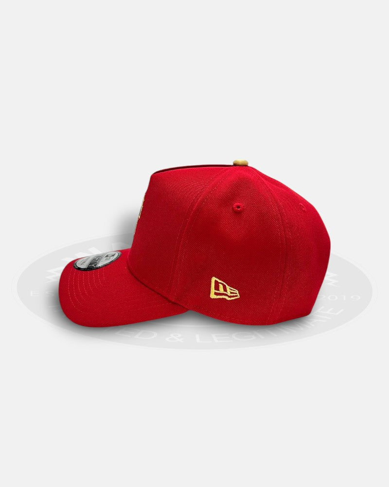 San Francisco Giants Year of the Snake Red A-Frame 9Forty Snapback Hat