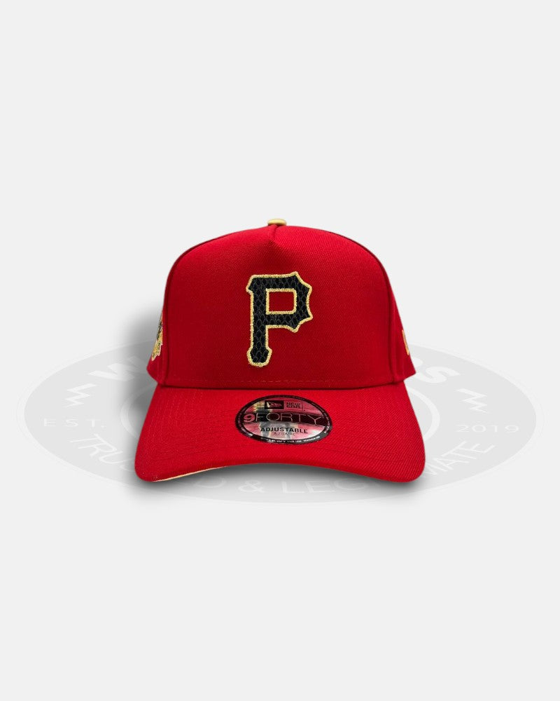 Pittsburgh Pirates Year of the Snake Red A-Frame 9Forty Snapback Hat