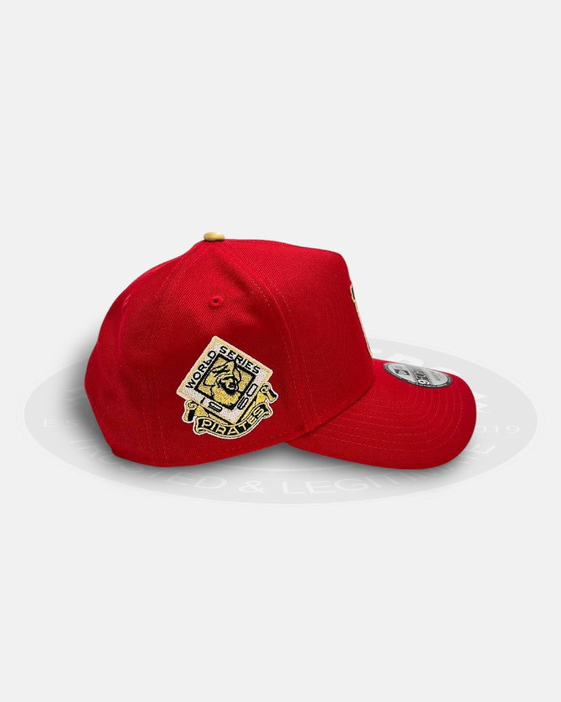 Pittsburgh Pirates Year of the Snake Red A-Frame 9Forty Snapback Hat