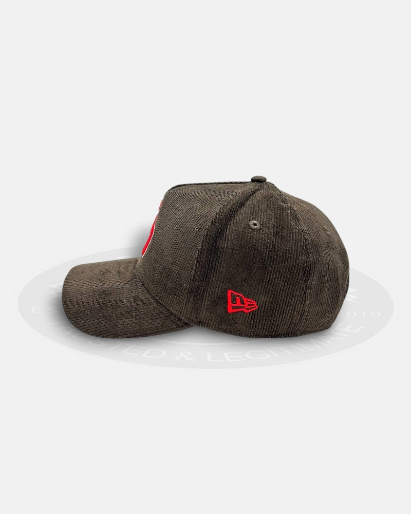 San Diego Padres 20th Year PetcoPark Corduroy Brown A-Frame 9Forty Snapback Hat