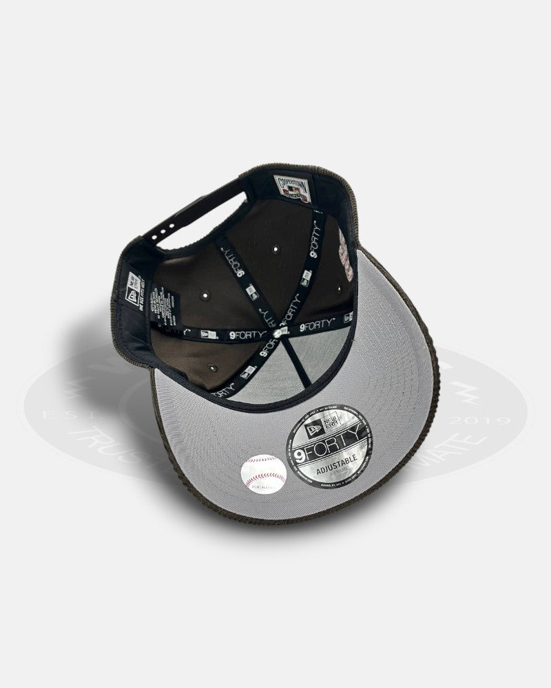 San Diego Padres 20th Year PetcoPark Corduroy Brown A-Frame 9Forty Snapback Hat