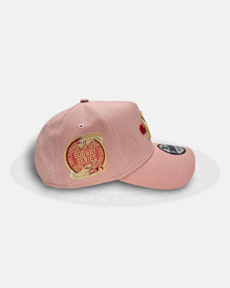 New York Yankees 2000 Subway Series Rose Pink 9Forty A-Frame Snapback Hat