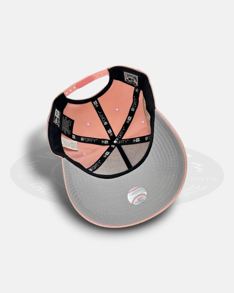 New York Yankees 2000 Subway Series Rose Pink 9Forty A-Frame Snapback Hat