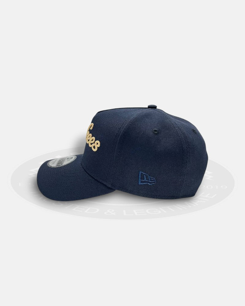New York Yankees 1999 World Series Script Navy 9Forty A-Frame Snapback Hat