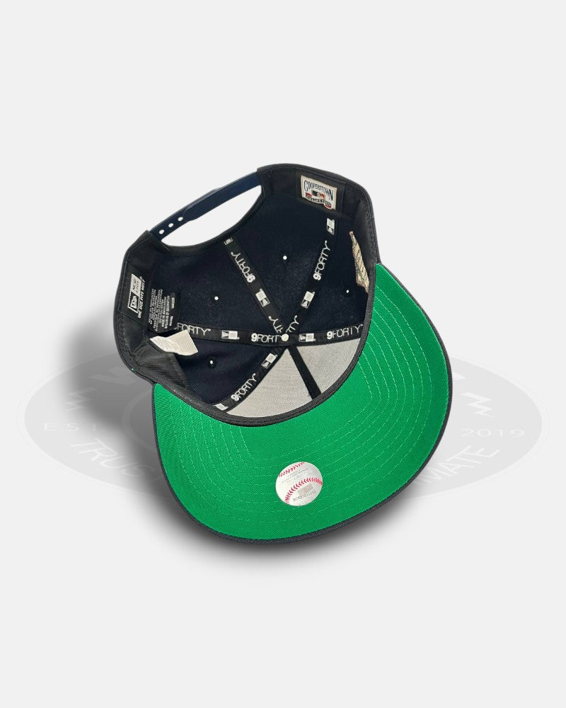 New York Yankees 1999 World Series Script Navy 9Forty A-Frame Snapback Hat