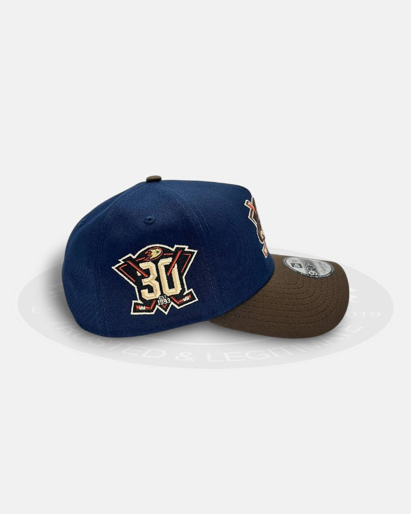 Anaheim Ducks 30th 1993 Est Two Tone Navy 9Forty A-Frame Snapback Hat