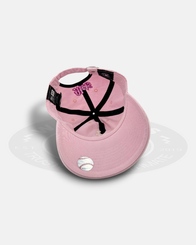 New York Mets Blush Script Casual Classic Strapback Hat