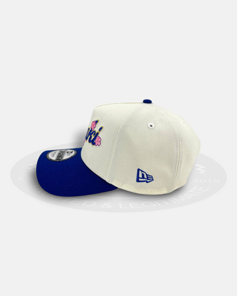 Los Angeles Dodgers Sasaki Blossom Chrome Patch 9FORTY A-Frame Snapback Hat