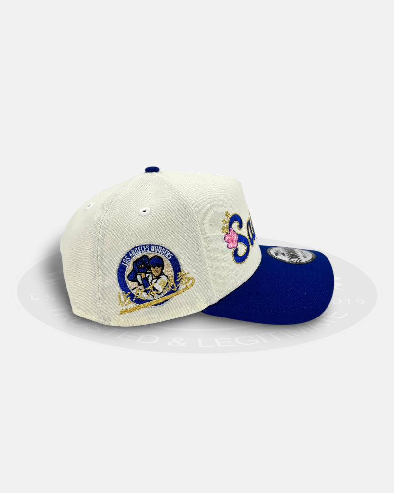 Los Angeles Dodgers Sasaki Blossom Chrome Patch 9FORTY A-Frame Snapback Hat