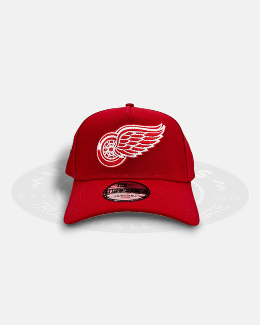 Detroit Red Wings Scarlet Motion 9FORTY A-Frame Snapback Hat