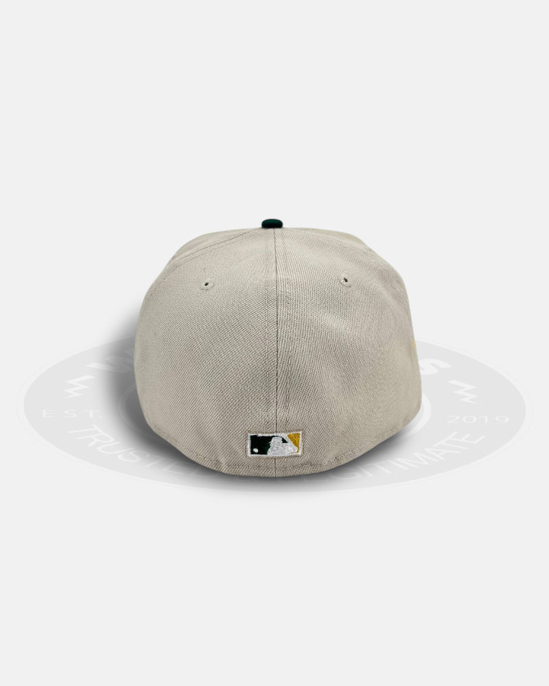 New York Mets Stone Green Two Tone Heritage Series 59Fifty Fitted Hat
