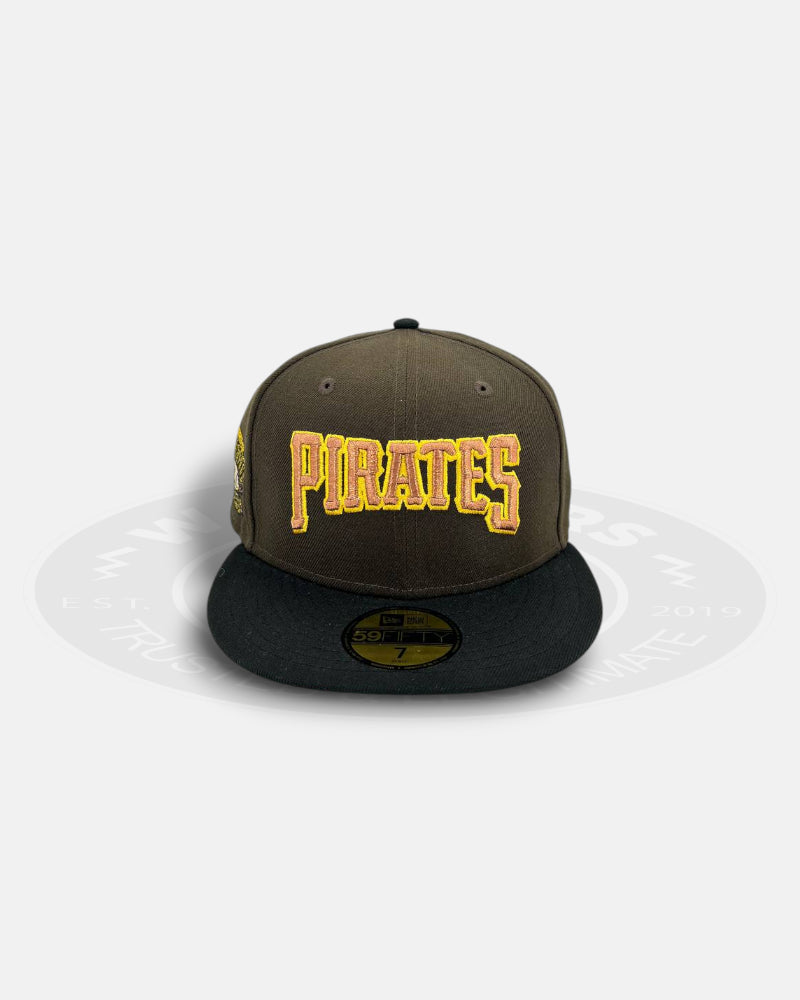 Pittsburgh Pirates Roberto Clemente Dark Brown Black 59Fifty Fitted Hat