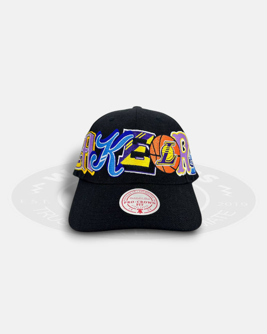 Los Angeles Lakers Glyphline Pro Crown Snapback