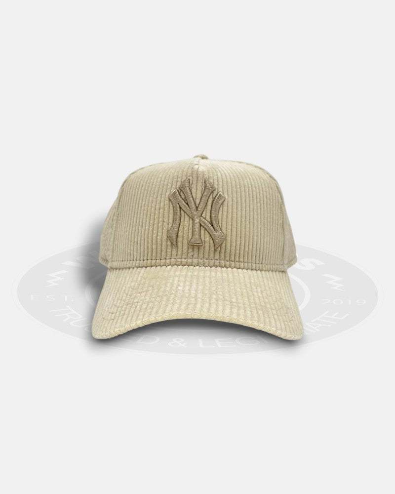 New York Yankees Pastel Corduroy 9Forty A-Frame Snapback Hat