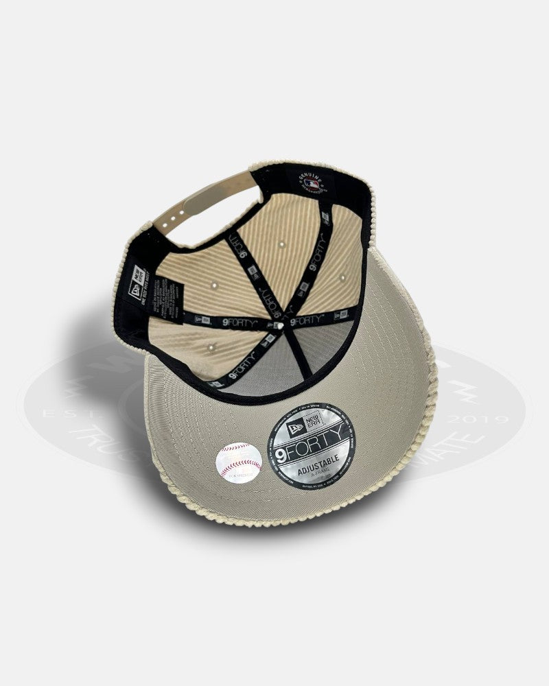 New York Yankees Pastel Corduroy 9Forty A-Frame Snapback Hat