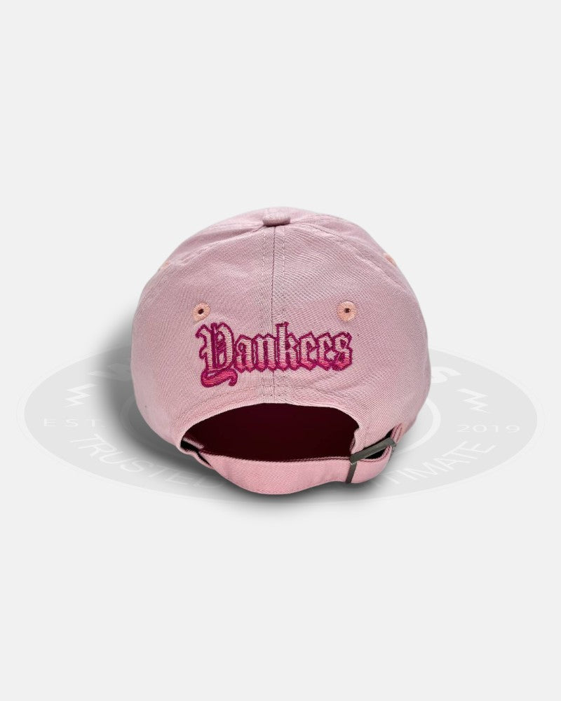 New York Yankees Blush Script Casual Classic Strapback Hat