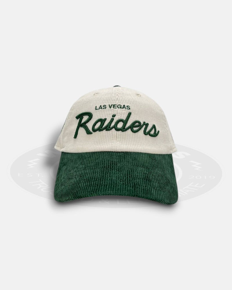 Las Vegas Raiders Corduroy Casual Classic Strapback Hat