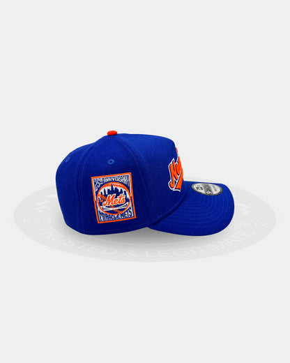 New York Mets Tailsweep Legacy 9FORTY A Frame Snapback Hat