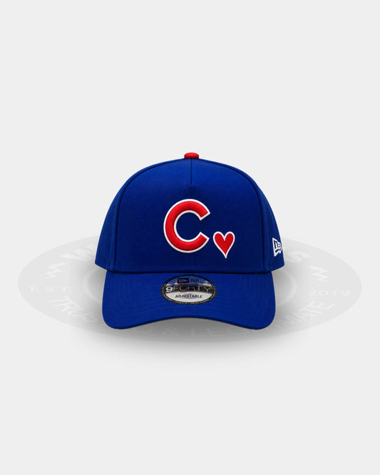 Chicago Cubs Love Hearts 9FORTY A Frame Snapback Hat