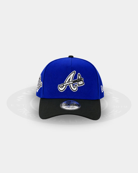 Atlanta Braves Royal Depth 9FORTY A Frame Snapback Hat