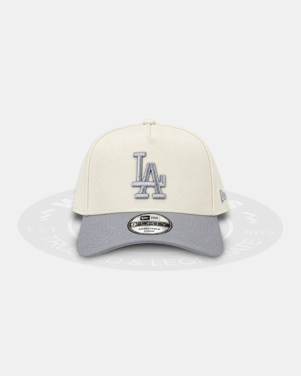 New Era Los Angeles Dodgers Chrome Silver Grey 9Forty A Frame Snapback Hat