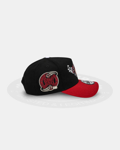 New Era New York Yankees Butterfly Garden Black Red 9Forty A Frame Snapback Hat