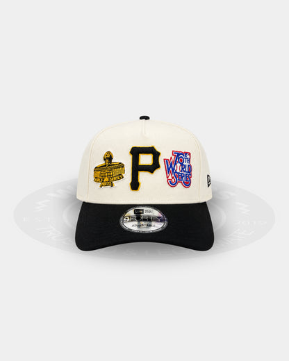 Pittsburgh Pirates Championship Mark 9FORTY A Frame Snapback Hat