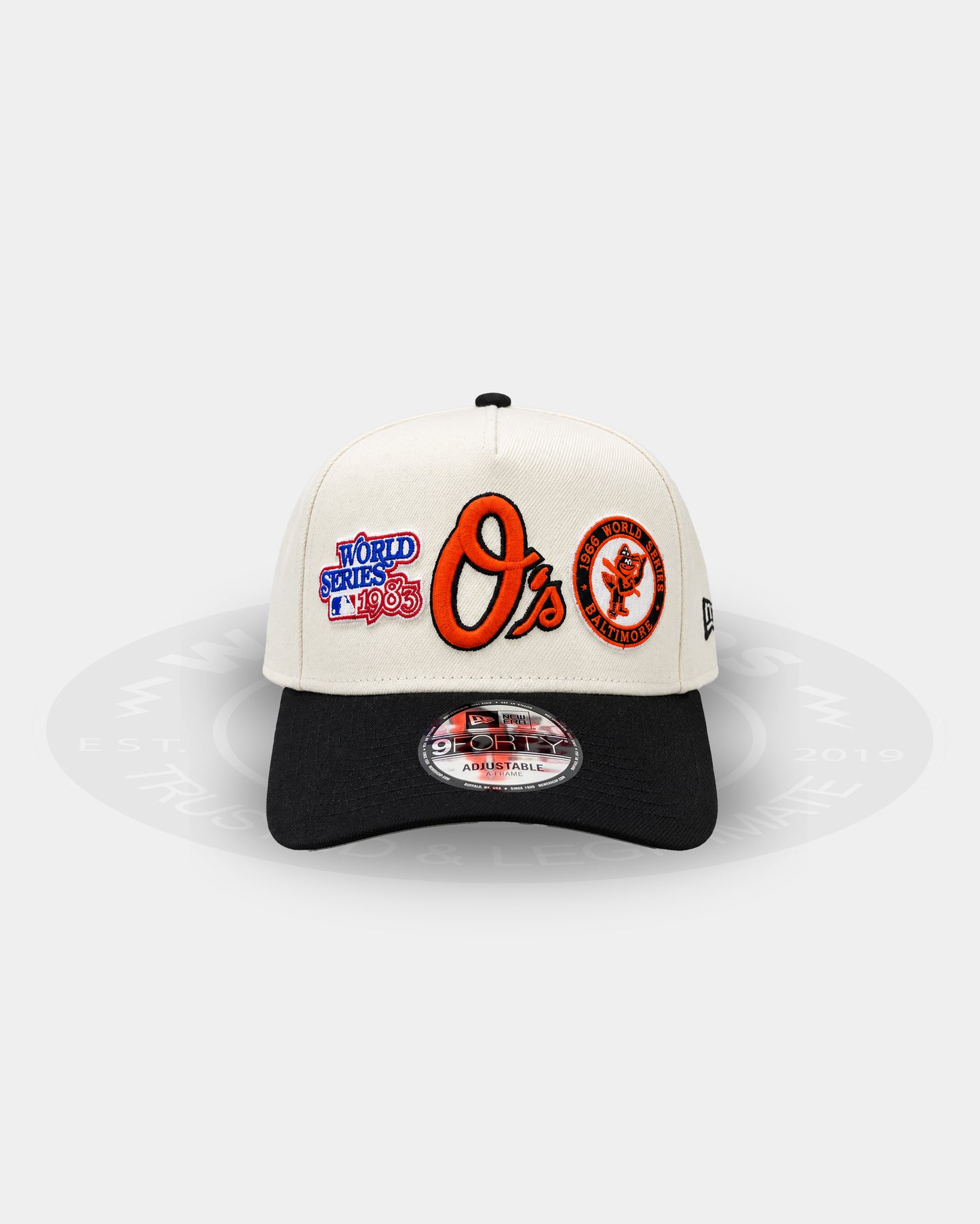 Baltimore Orioles Championship Mark 9FORTY A Frame Snapback Hat