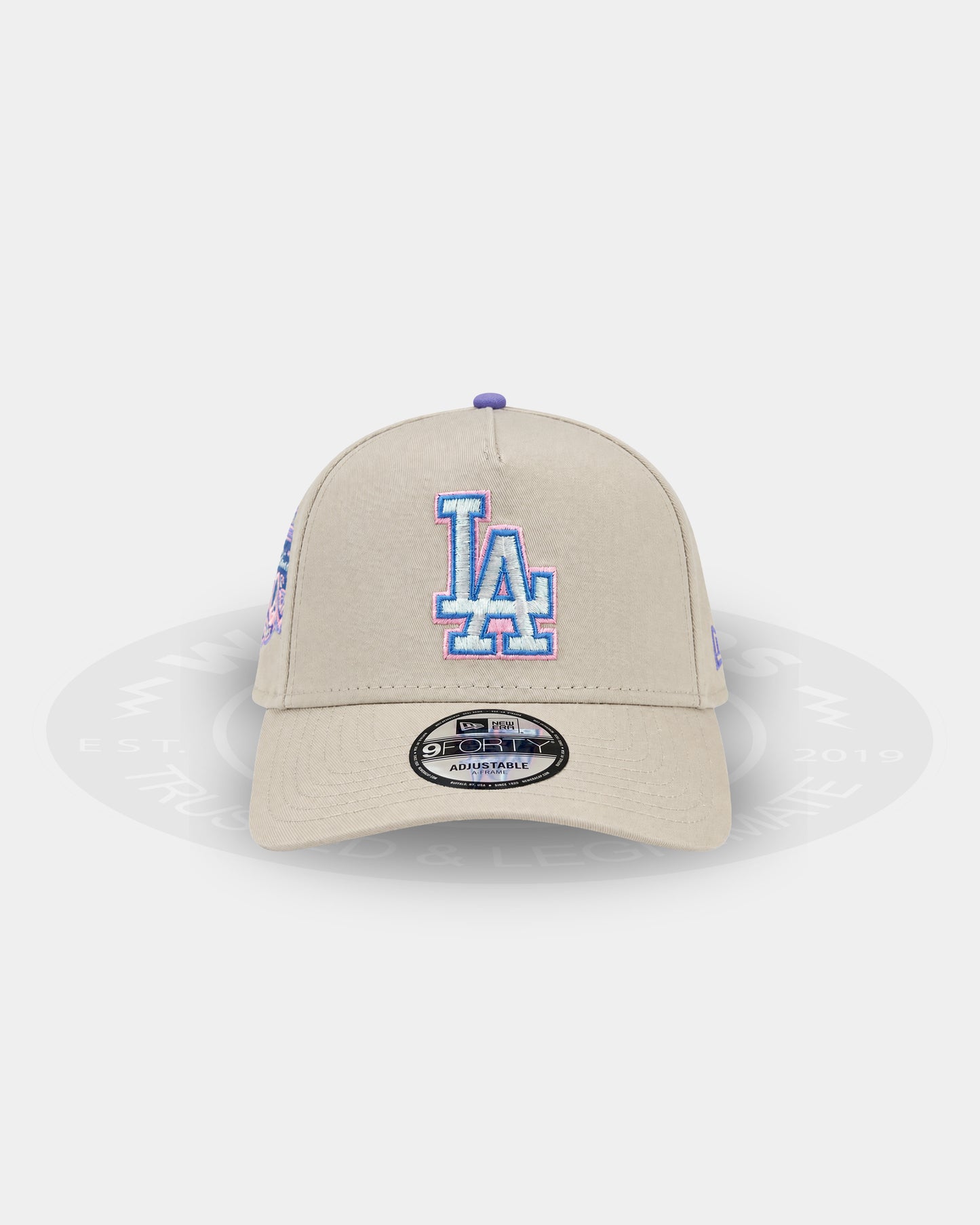 Los Angeles Pastel Purple 9FORTY A Frame Snapback Hat