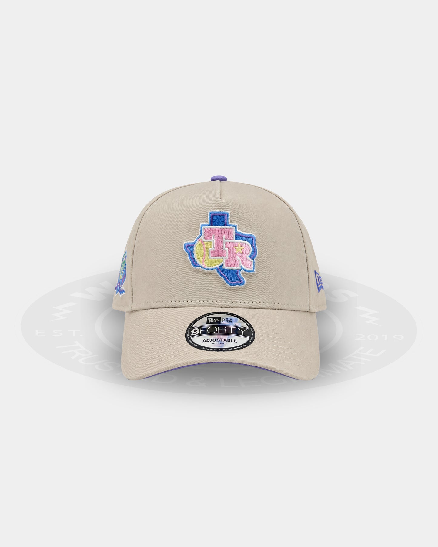 Texas Rangers Pastel Purple 9FORTY A Frame Snapback Hat