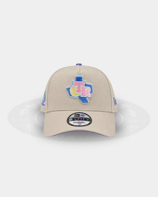 Texas Rangers Pastel Purple 9FORTY A Frame Snapback Hat