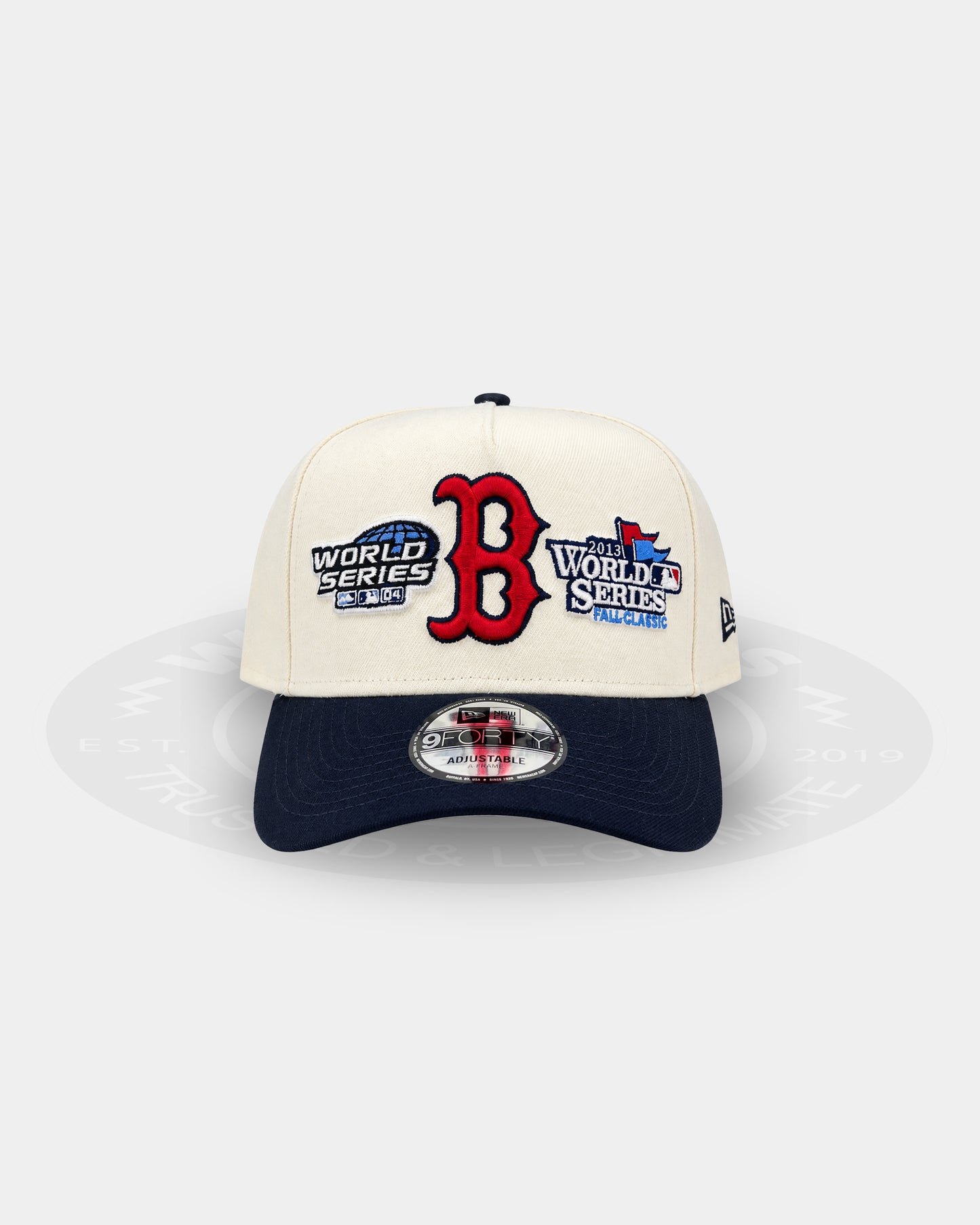 Boston Red Sox Championship Mark 9FORTY A Frame Snapback Hat