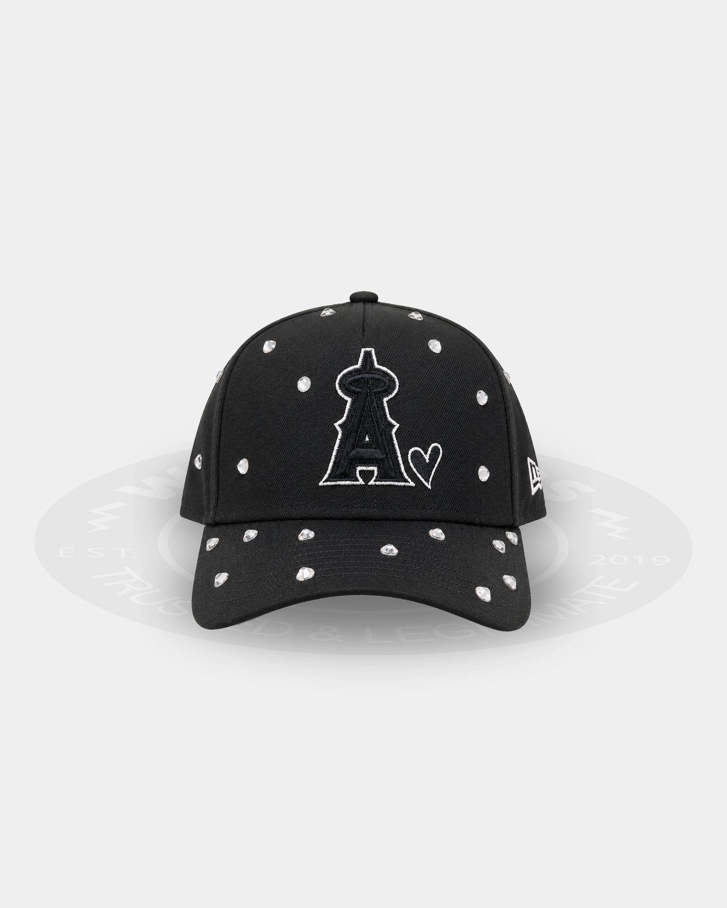Los Angeles Angels Midnight Gemline 9FORTY A Frame Snapback Hat